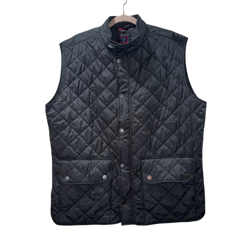 UNTUCKit Wynwood Quilted Vest – Size XL – Gray